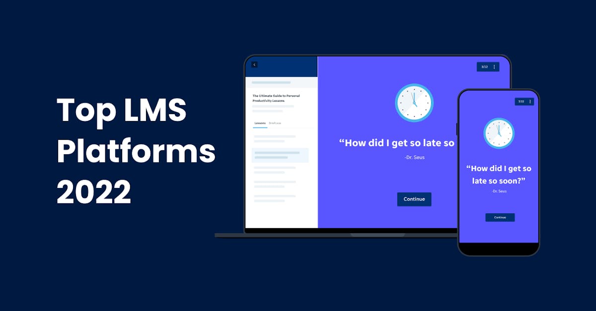 Top LMS Platforms 2022
