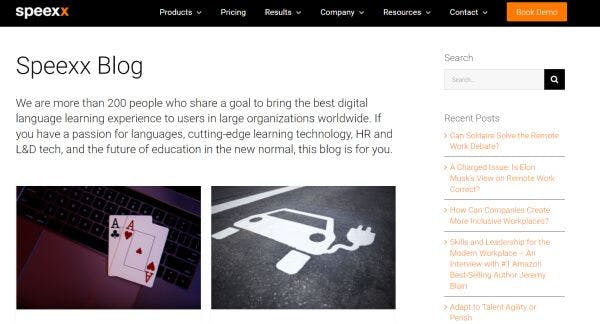 Top E Learning Blog - Speexx