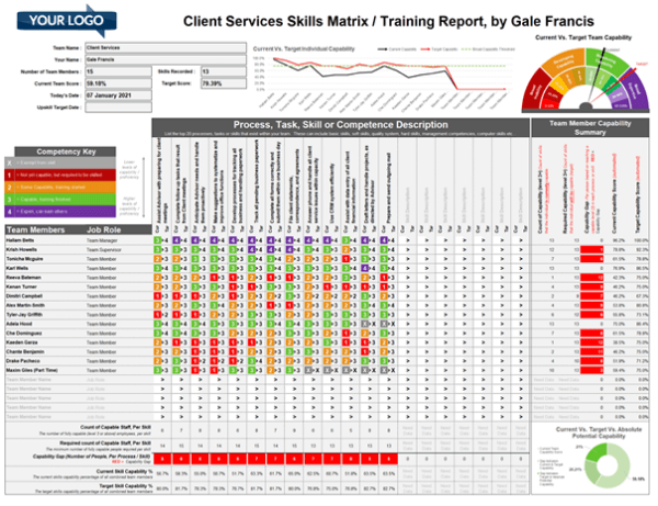 Skills matrix theory