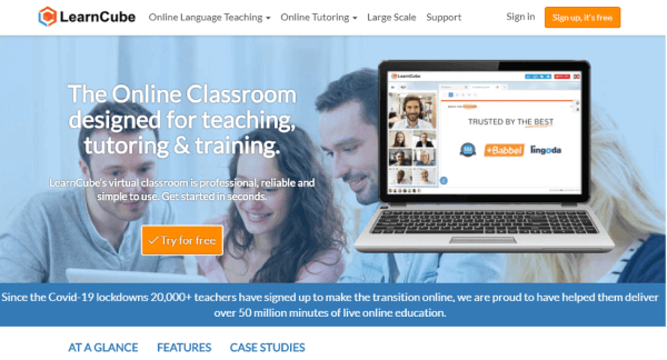 Plateforme en ligne pour l'apprentissage - Learncube