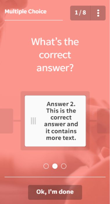 Quiz Multiple Choice Question Templates - EdApp Carousel