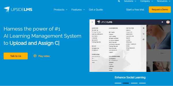 Company Training Software - UpsideLMS