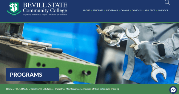 Maintenance Training Tools Bevill State Community College