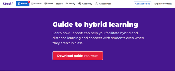 Hybrid Training Tool - Kahoot!