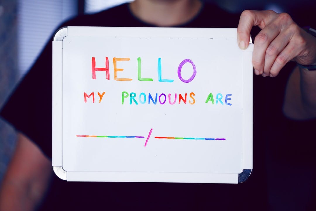 Pronouns matter Pronouns are important Everyone is valid SheHer HeHim TheyThem ZeZim and many more Dont be afraid to ask which pronouns someone may prefer 