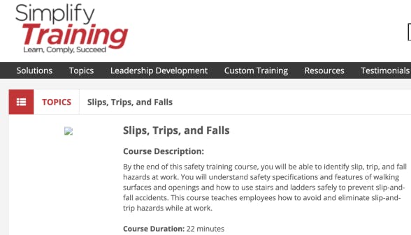 Simplify Compliance Site Safety Training
