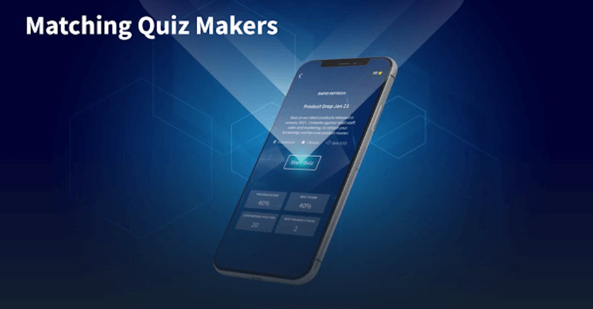 5 Matching Quiz Makers