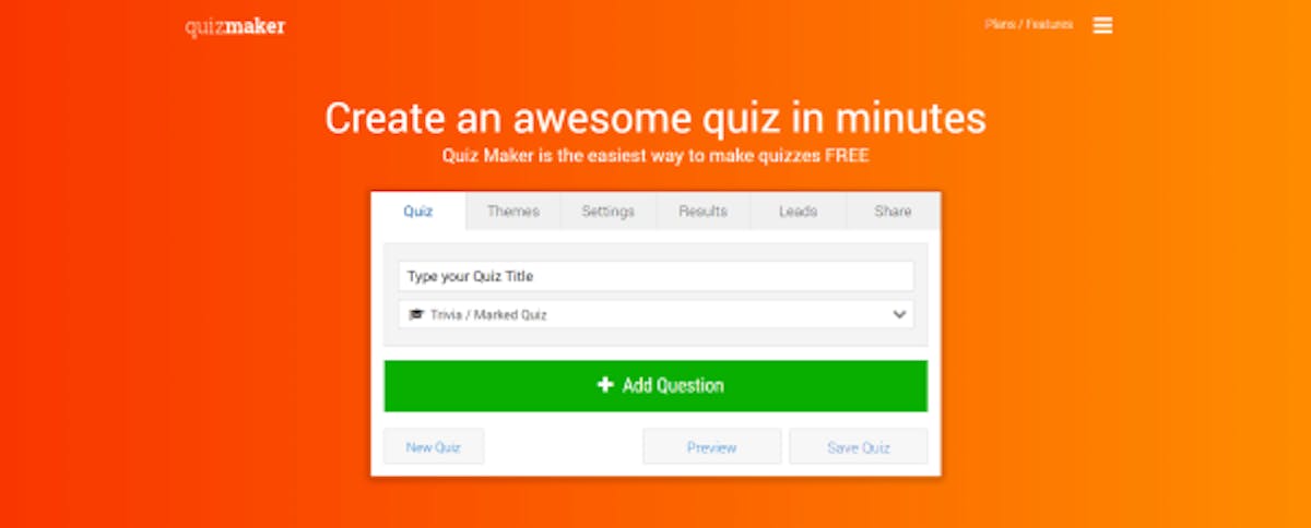 Software for Creating Online Test - Quiz Maker