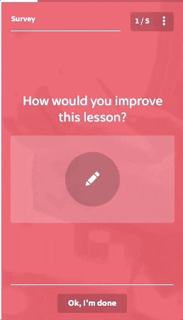 Training Survey Example - EdApp's Free Text Survey