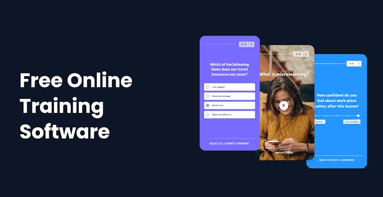 Free online training software
