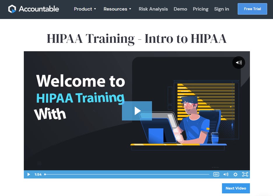 Free HIPAA Training - Accountable HQ