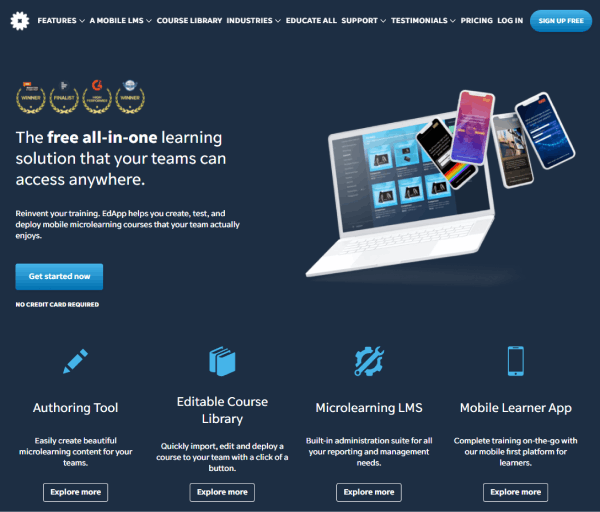 edapp - remote training software