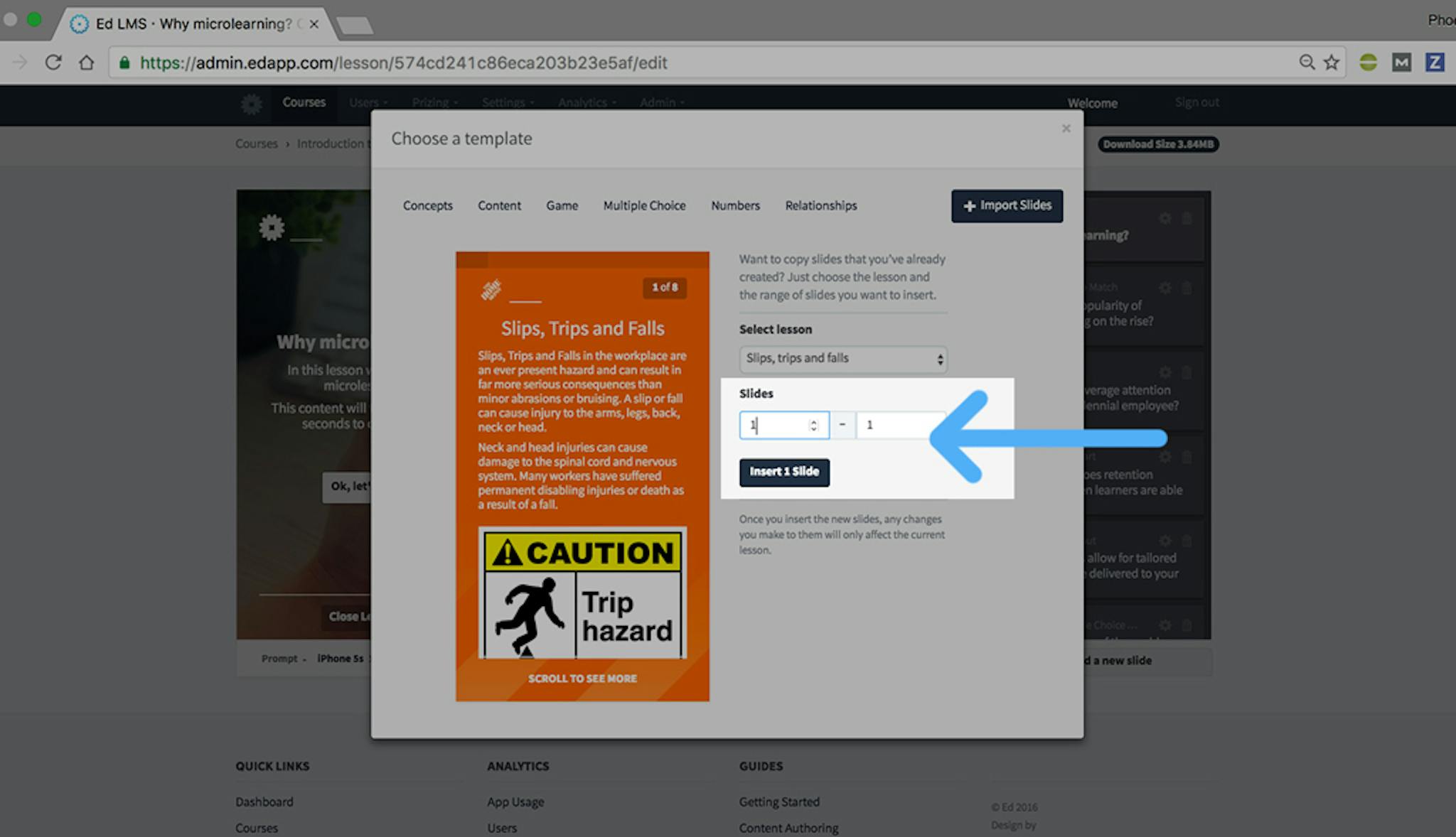 Add multiple slides