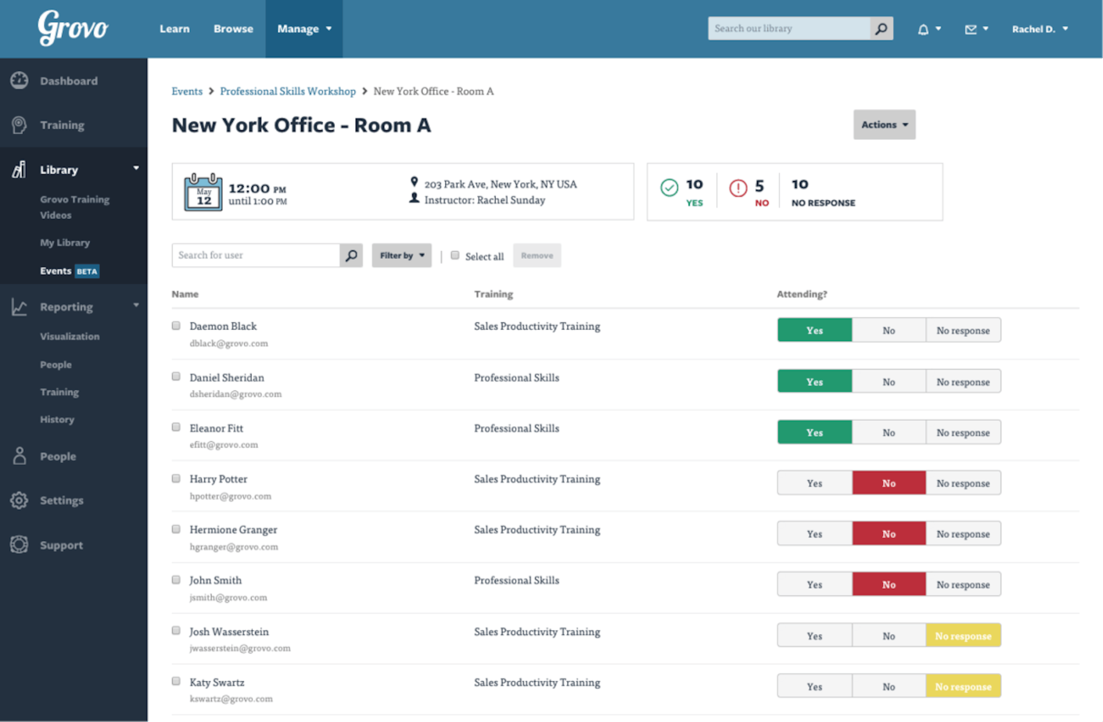 Enterprise Learning Management System - Grovo