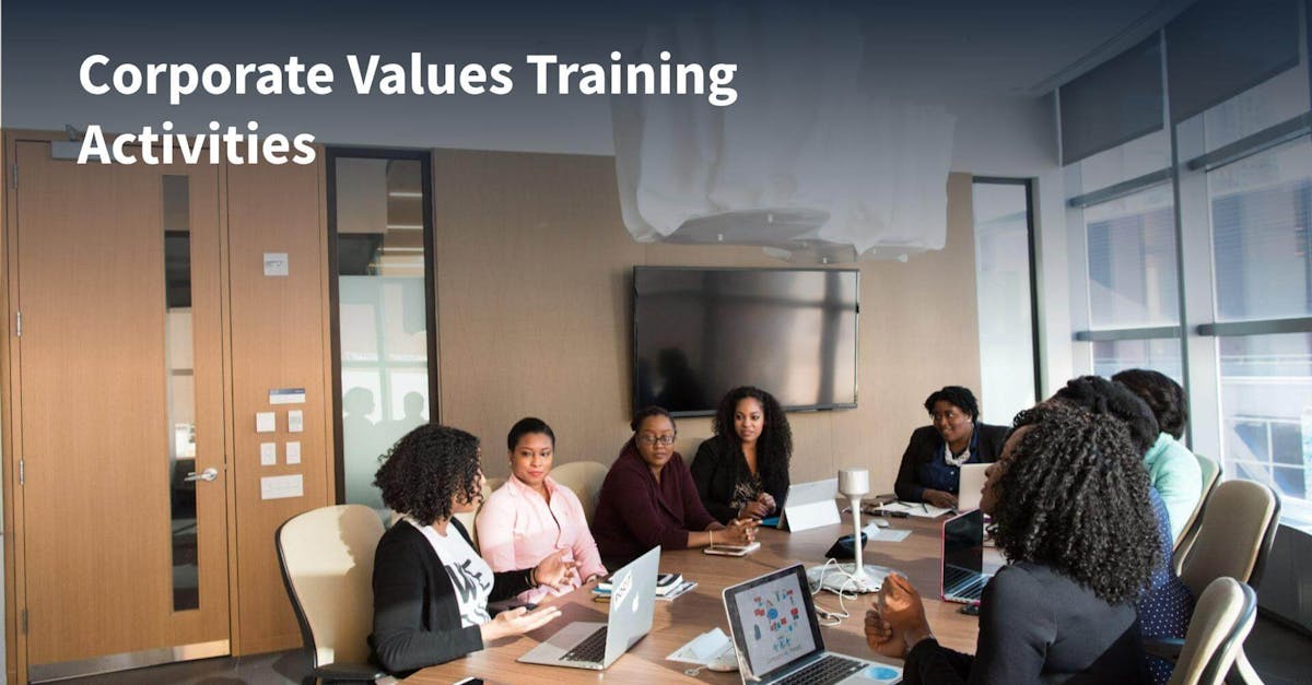 Corporate Values Training Activities