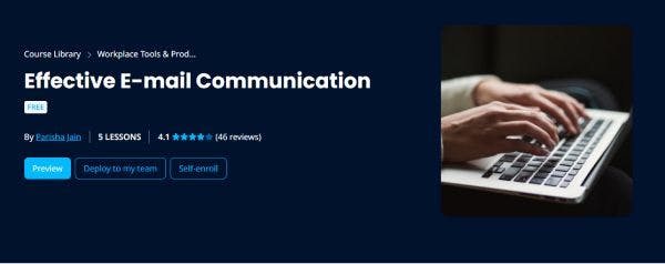 English Training Tool - EdApp Effective Email Communication Course