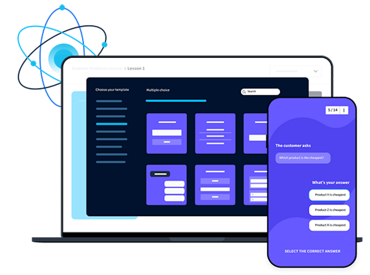 learning simulation component - templates