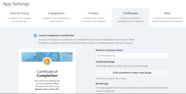 Certificate Management Software - EdApp - Certificate