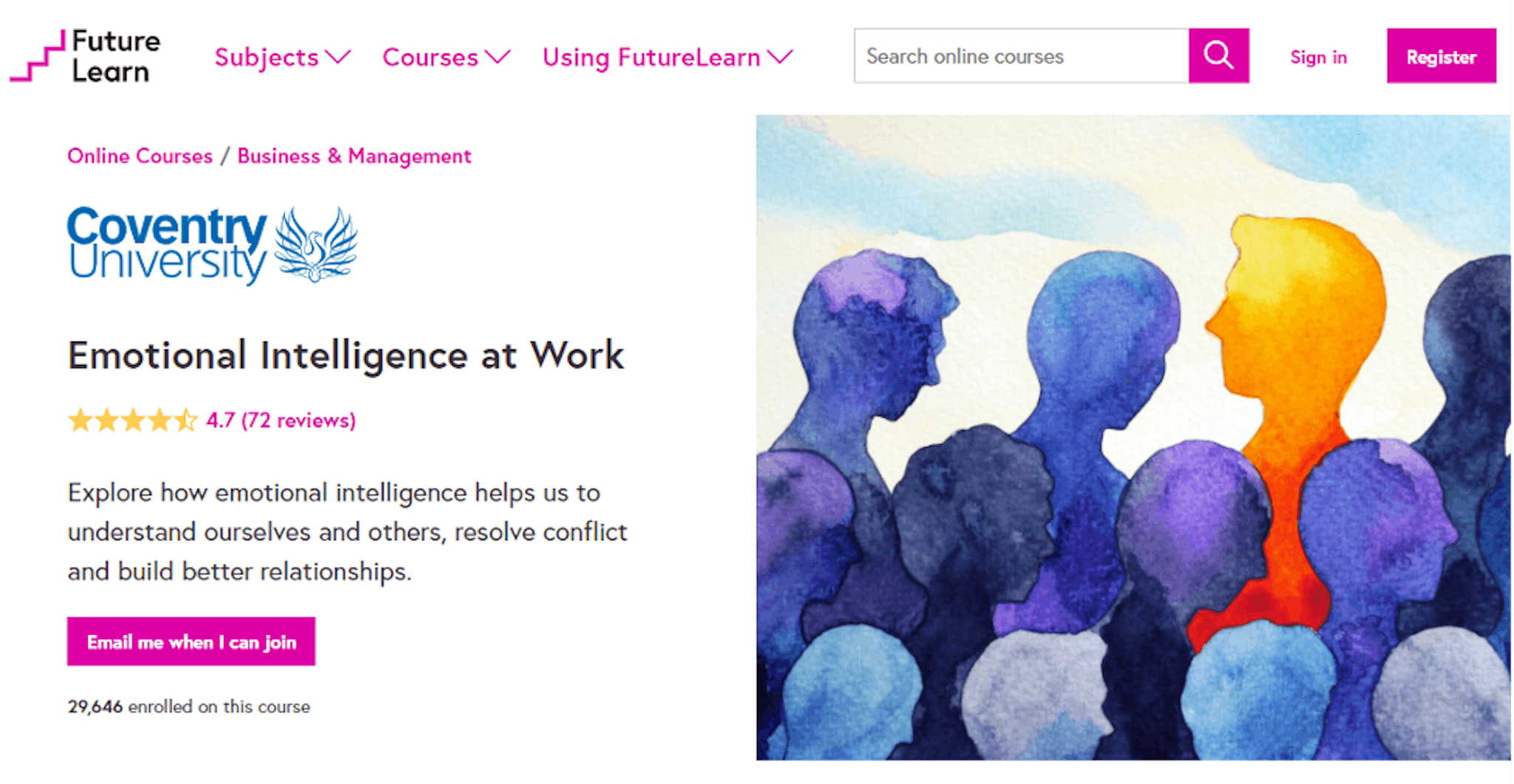 Emotional Intelligence Training Course - Emotional Intelligence at Work on Future Learn