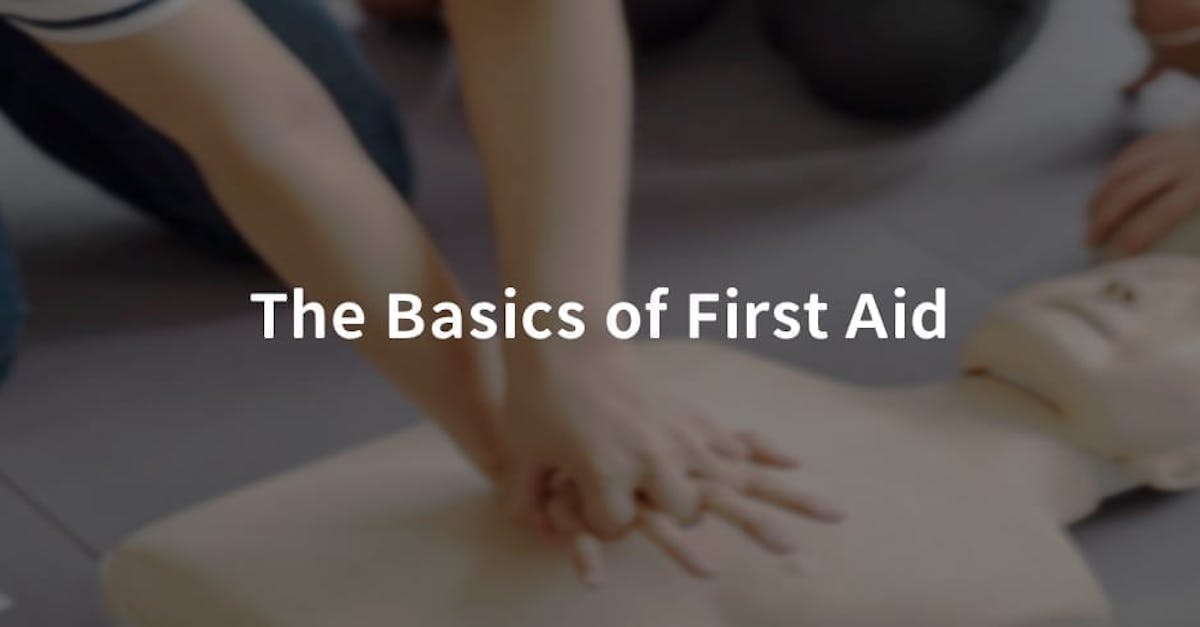 Mobile First Aid Training