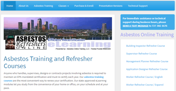 Asbestos School Asbestos Awareness Course - Asbestos Online Training