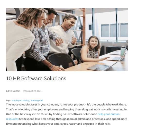 Great HR Article - HR Software Solutions by EdApp