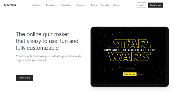 Tools to Create an Interactive Quiz - Typeform