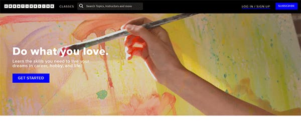 Plateforme de cours en ligne - CreativeLive