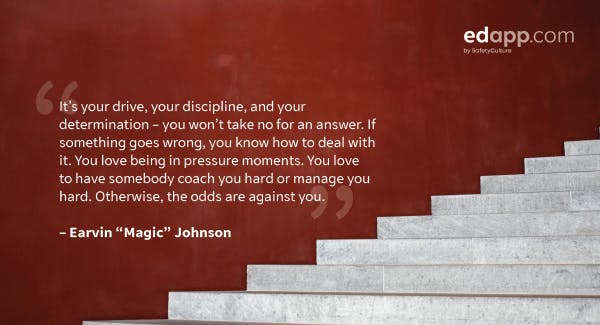 Magic Johnson Training Quote - Pressure Moments