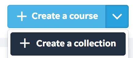 Course collections feature