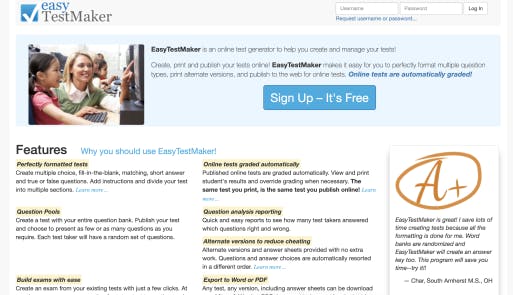 Online Test Maker - EasyTestMaker