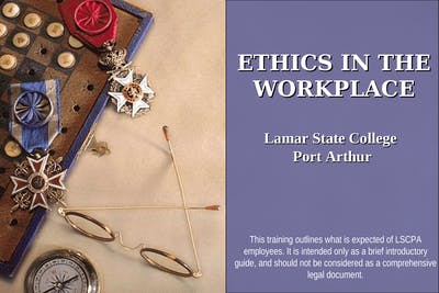 Ethics Training For Twcc Employees