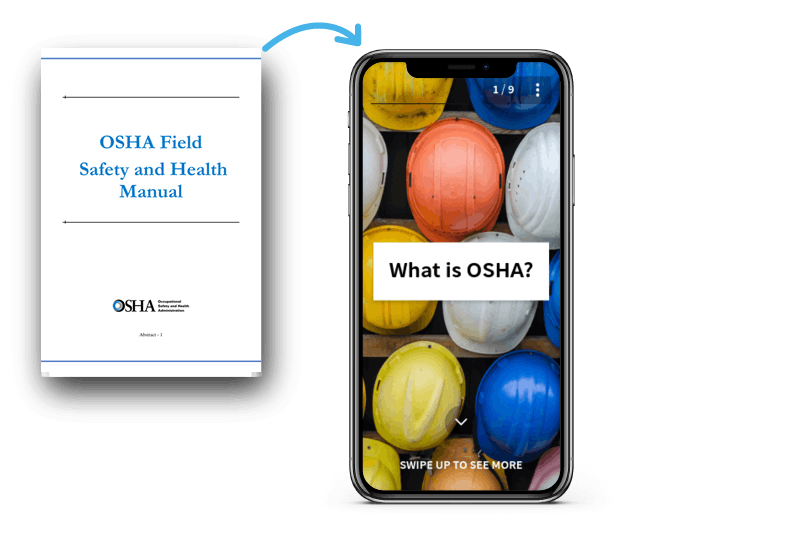 OSHA training manual PDFs