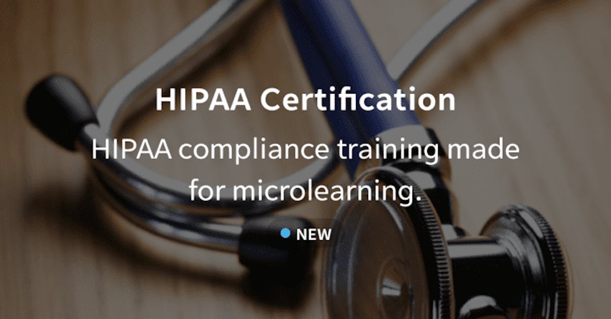 HIPAA Compliance Courseware added to EdApp’s editable Content Library