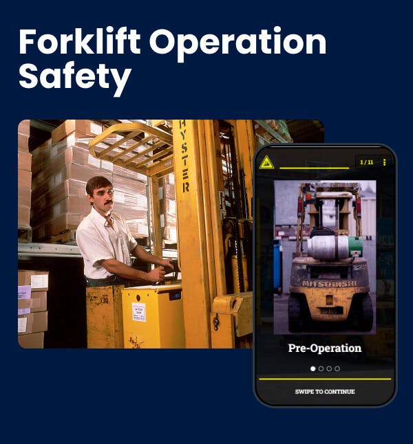 Forklift Training App - SC Training (formerly EdApp) Forklift Operation Safety course