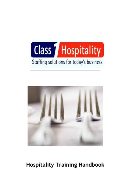 Hospitality Training Handbook