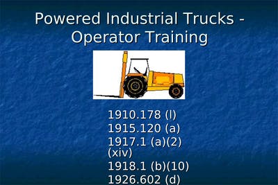 Free Forklift Training Presentations for PowerPoint | SC Training ...