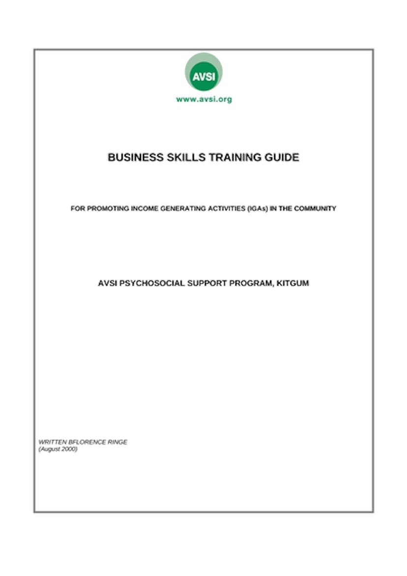 Business Skills Training Guide