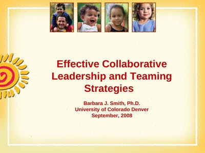 Effective Collaboration And Planning Strategies At 