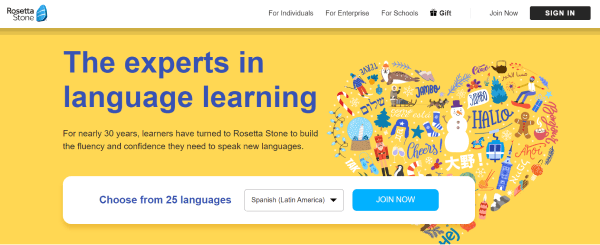 Language Training Tool - Rosetta Stone