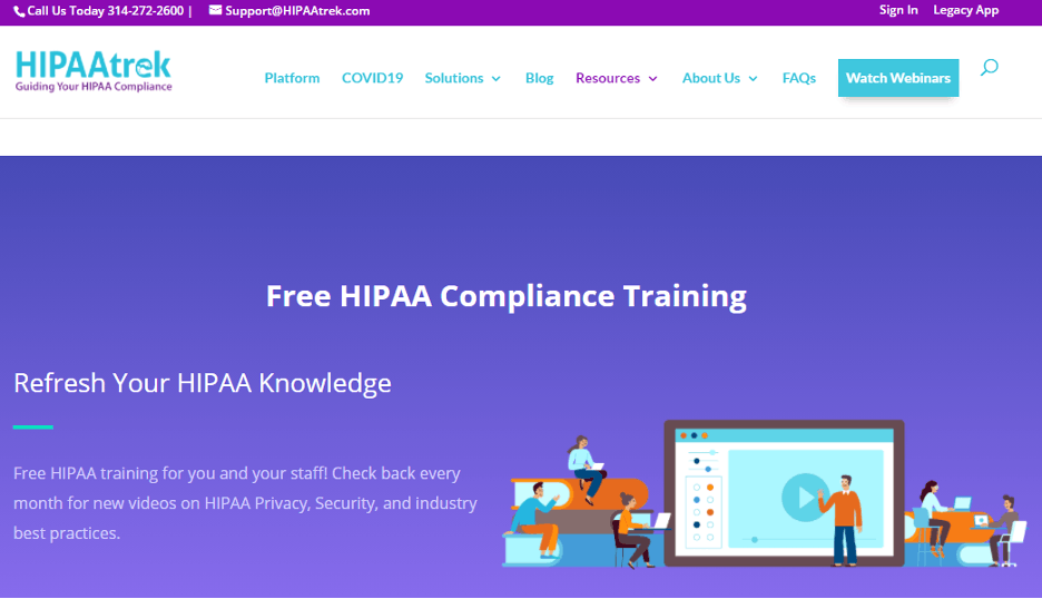Free HIPAA Training - HIPAAtrek