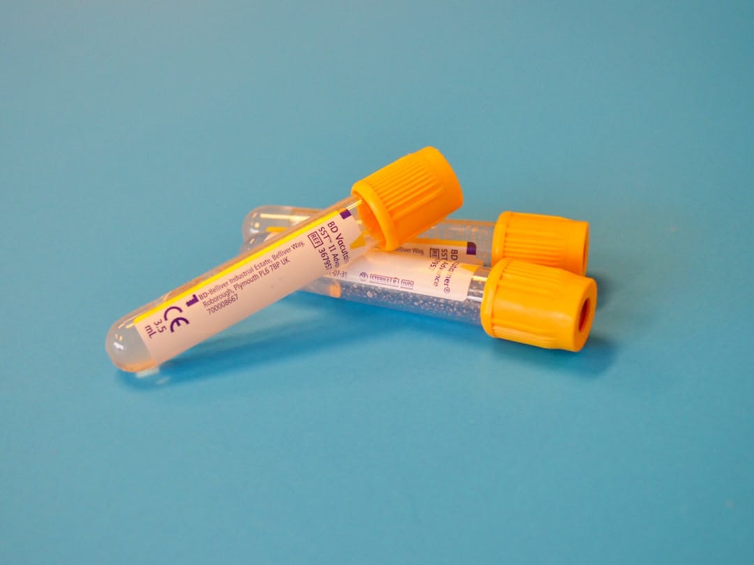 Tubes for the transportation of blood BD Vacutainer 