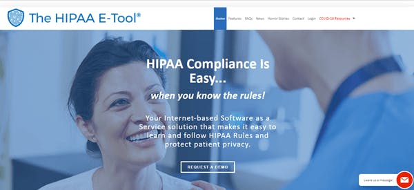HIPAA Compliance Software - Hipaa E-Tool