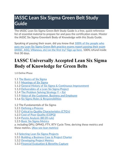 Iassc-lean-six-sigma-green-belt-study-guide