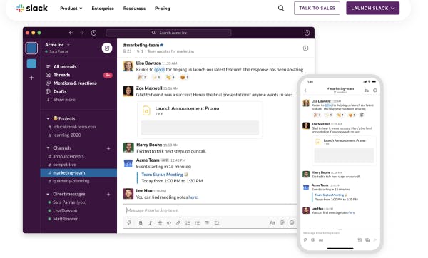 Tool for Chief Learning Officers - Slack
