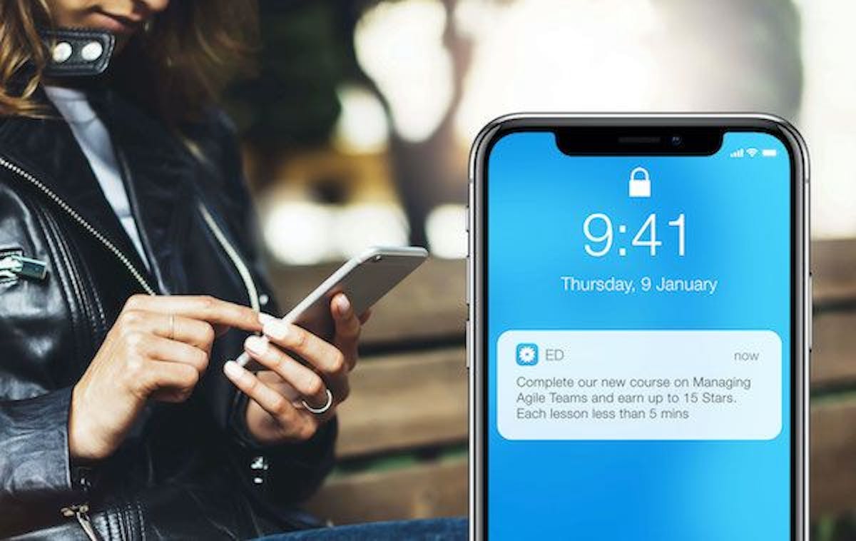 Push Notifications on Mobile Training Platforms