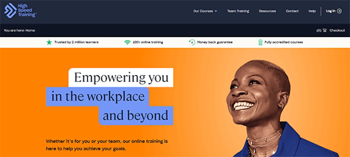 Plateforme de cours en ligne - High Speed Training
