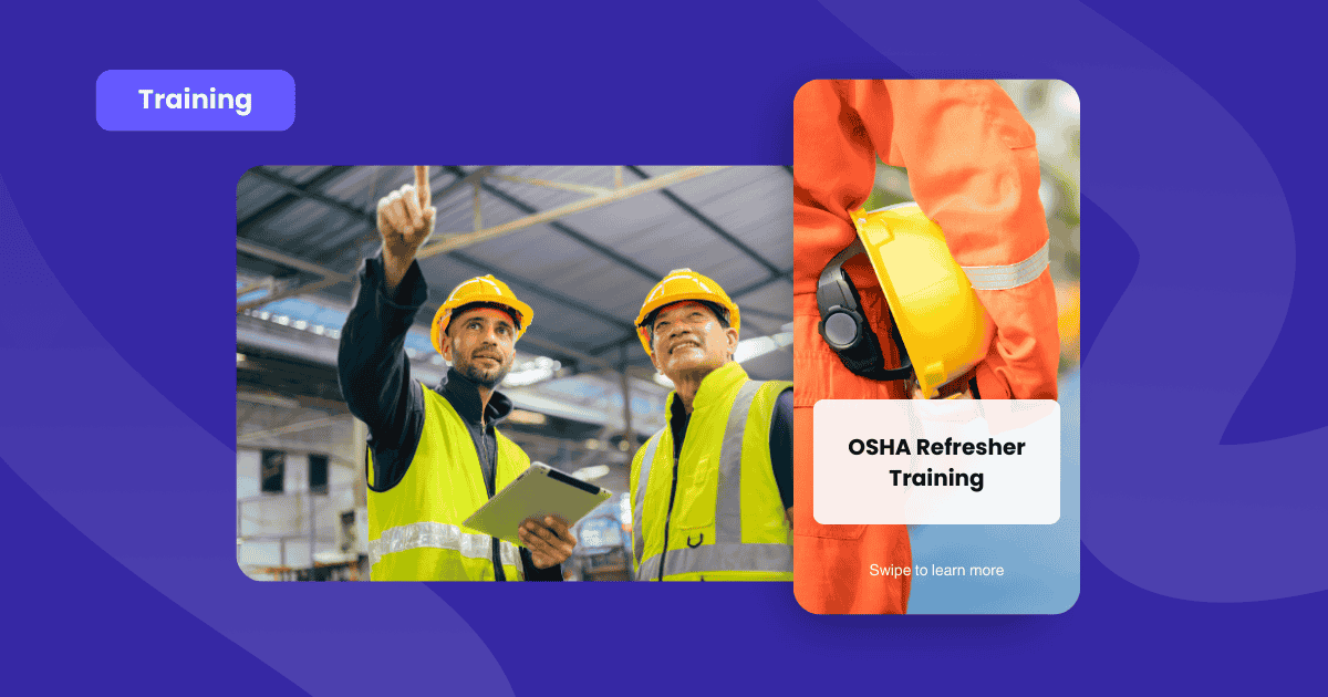 OSHA refresher training on SC Training