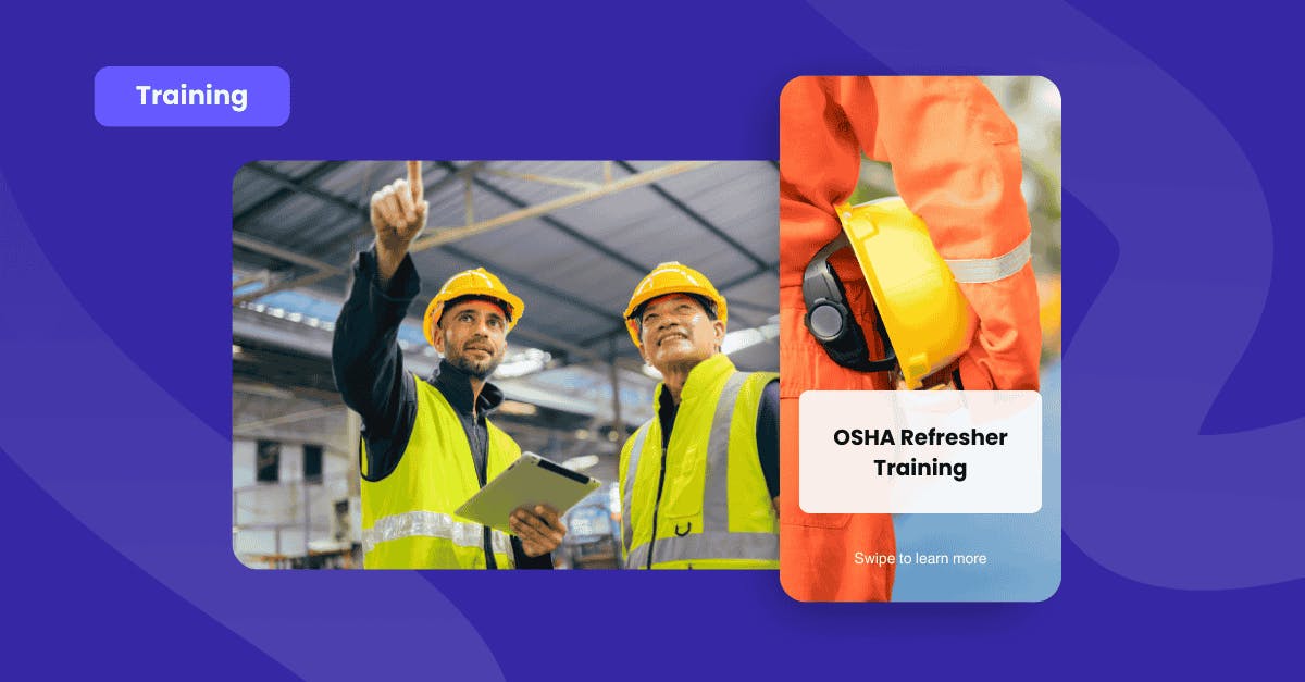 OSHA refresher training on SC Training