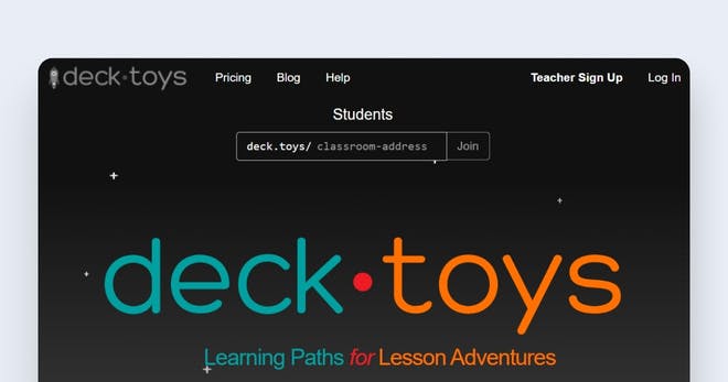 Virtual classroom platform - Deck Toys